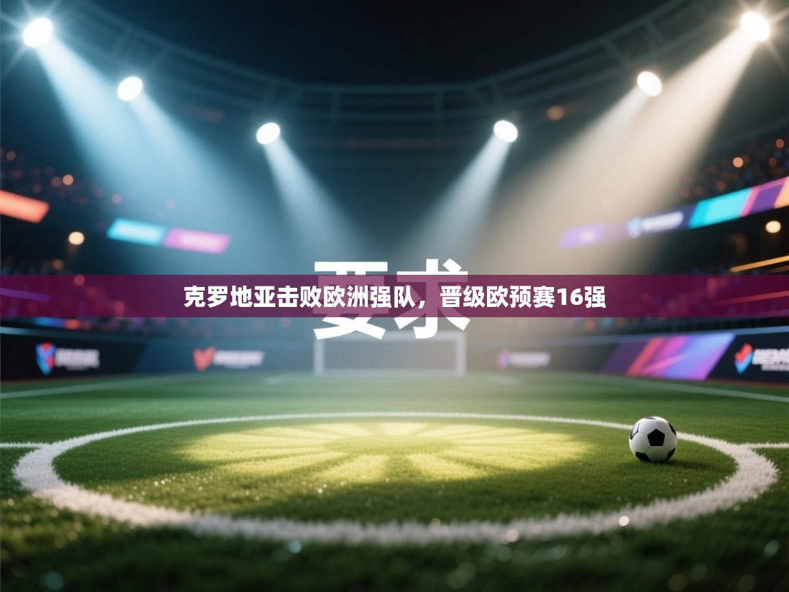 开云体育app下载入口-克罗地亚击败欧洲强队,晋级欧预赛16强 第3张